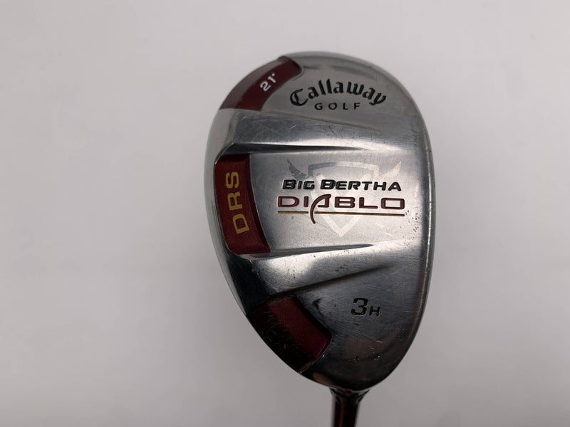 Callaway Big Bertha Diablo 3 Hybrid 21* 60g Stiff Graphite Mens RH