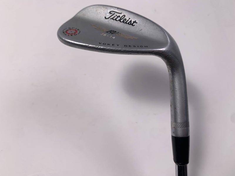 Titleist Vokey Spin Milled Chrome 2009 Sand Wedge SW 56* 14 Wedge Steel Mens RH