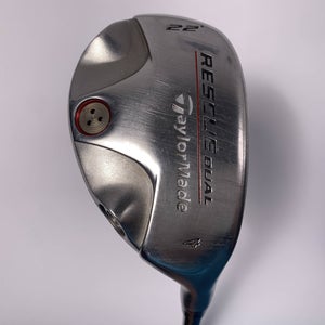 TaylorMade Rescue Dual 4 Hybrid 22* Ultralite Graphite 65g Regular Mens RH