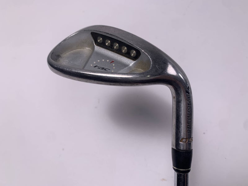 TaylorMade Rac OS Sand Wedge SW Light Metal Stiff Steel Mens RH +1/2''