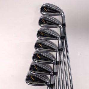 TaylorMade RocketBladez Iron Set 4-PW RocketFuel 85g Stiff Steel Mens RH
