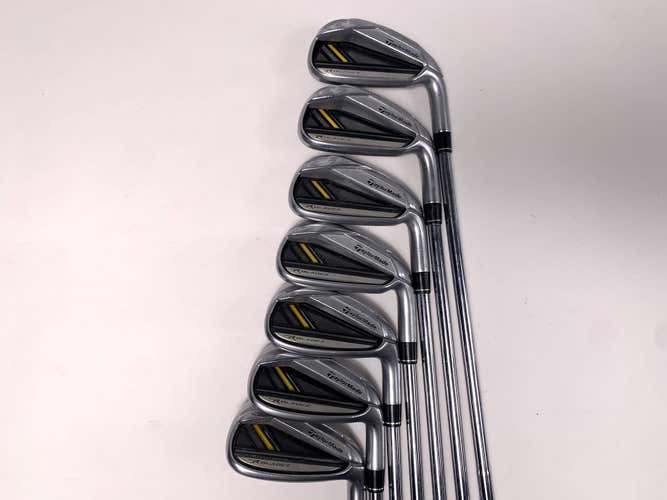 TaylorMade RocketBladez Iron Set 4-PW RocketFuel 85g Stiff Steel Mens RH