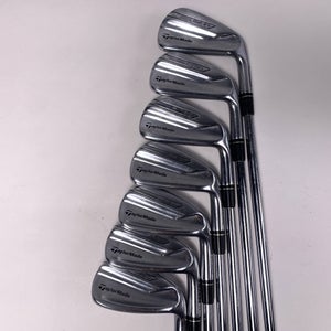 TaylorMade P790 2017 Iron Set 4-PW DG S300 Stiff Steel Mens RH
