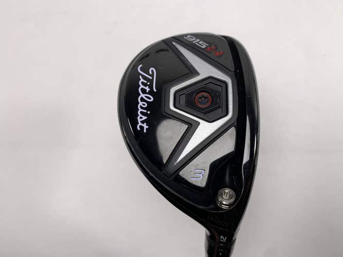 Titleist 915 H 3 Hybrid 21* Aldila Rogue 95 MSI 2.8 85g Stiff Graphite Mens RH