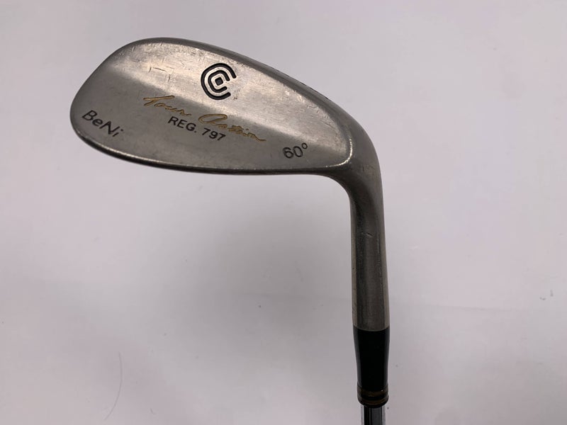 Cleveland 797 Beryllium Nickel Lob Wedge LW 60* True Temper Wedge Steel Mens RH