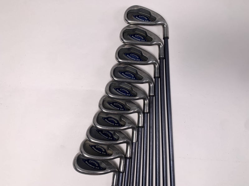 Callaway X-16 Iron Set 4-PW+GW+SW+LW System CW75 Regular Steel Mens RH
