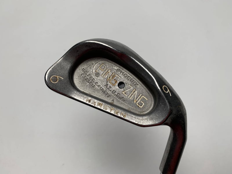Ping Zing Single 6 Iron Black Dot Karsten JZ Regular Steel Mens RH