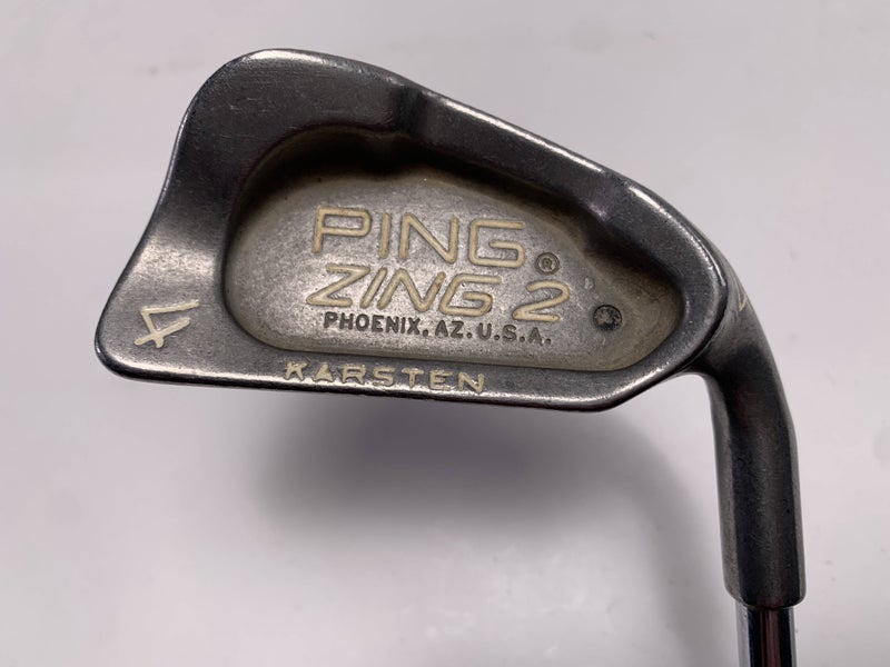 Ping Zing 2 Single 4 Iron Black Dot Karsten JZ Regular Steel Mens RH