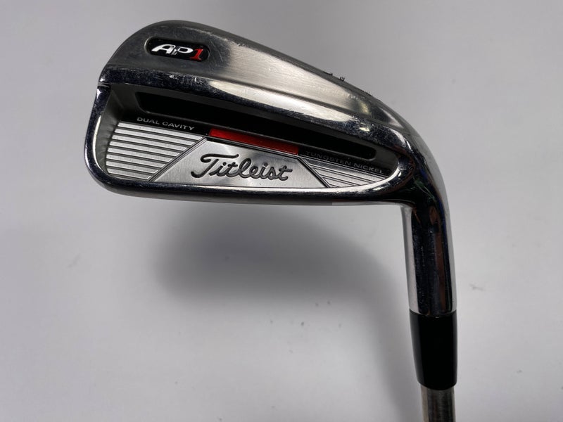 Titleist AP1 Single 6 Iron True Temper Black Gold Stiff Steel Mens RH