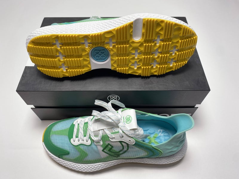 G/Fore Ripstop MG4X2 Golf Shoes Sardinia Green Men's SZ 11 (G4MS23EF46)