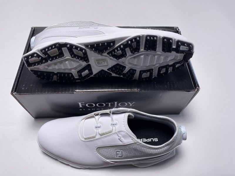 FootJoy Superlites XP BOA Golf Shoes White Men's SZ 9.5 (58091)