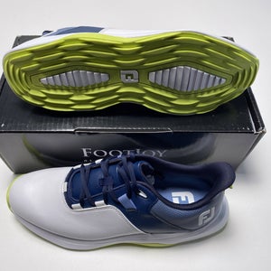 FootJoy ProLite Golf Shoes White Navy Men's SZ 9.5 (56920)