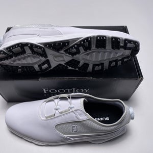 FootJoy Superlites XP BOA Golf Shoes White Men's SZ 11 (58091)