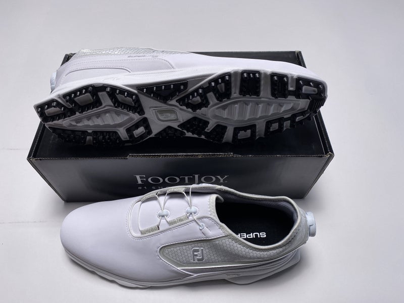FootJoy Superlites XP BOA Golf Shoes White Men's SZ 11 (58091)