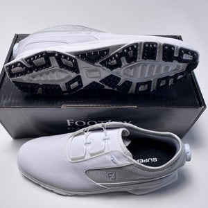FootJoy Superlites XP BOA Golf Shoes White Men's SZ 9.5 (58091)