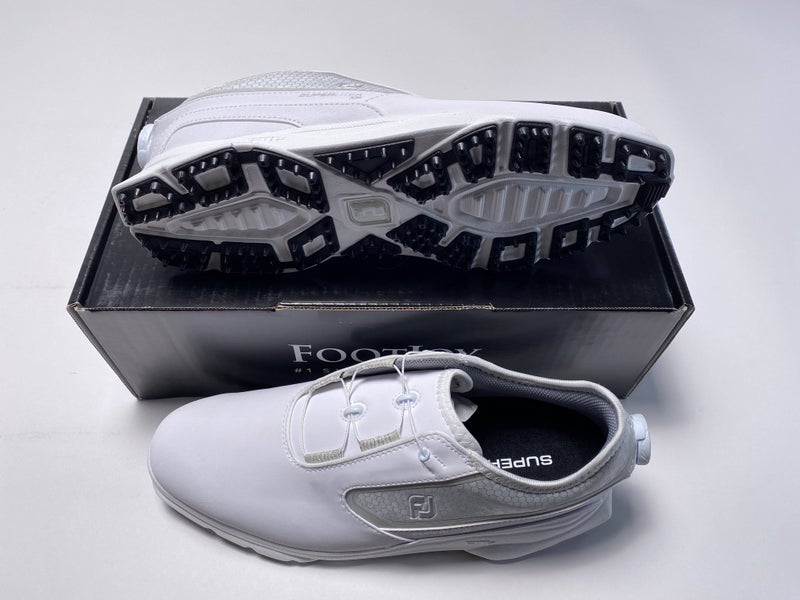 FootJoy Superlites XP BOA Golf Shoes White Men's SZ 9.5 (58091)