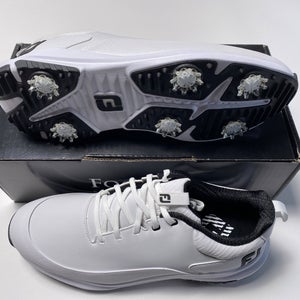 FootJoy FJ Tour Rival Golf Shoes White Black Men's SZ 10.5 (56958)