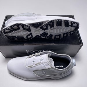 FootJoy Superlites XP BOA Golf Shoes White Men's SZ 9 (58091)