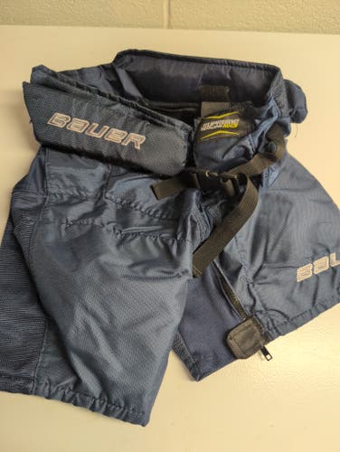 Navy Medium Bauer Supreme Total one MX3 Pant Shell (Used)