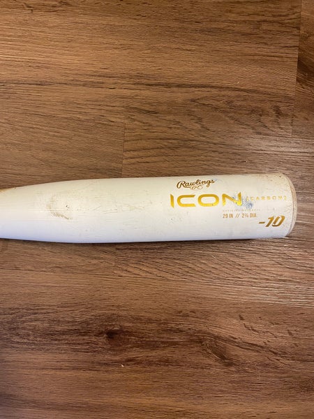 2024 Rawlings Icon Composite USSSA Certified Bat (-10) 19 oz 29" (Used)