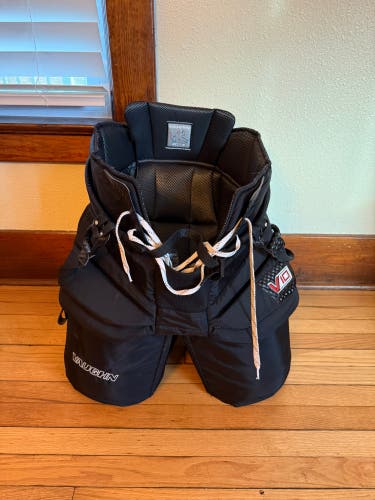 Senior Large Vaughn Velocity V10 Pro Carbon Hockey Goalie Pants (Used)