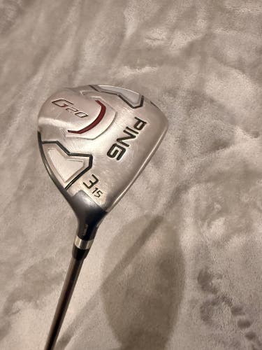 Men's Ping G20 Right Handed Fairway Wood Stiff Flex 15 Loft (Used)