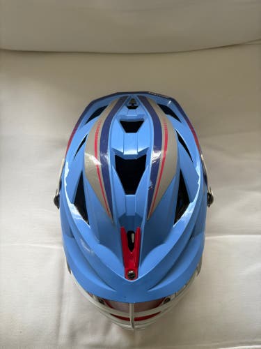 Cascade XRS Lacrosse Helmet - Blue and White(Retail: $350)