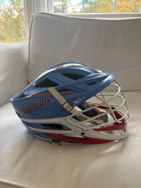 Cascade XRS Lacrosse Helmet - Blue and White(Retail: $350)