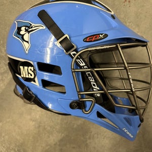 *GAME WORN* 2006 Johns Hopkins CPX Helmet (Playoff Edition)