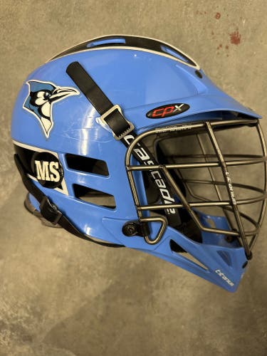 *GAME WORN* 2006 Johns Hopkins CPX Helmet (Playoff Edition)