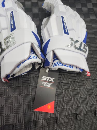 STX Surgeon RZR2 Lacrosse Gloves Large (New)