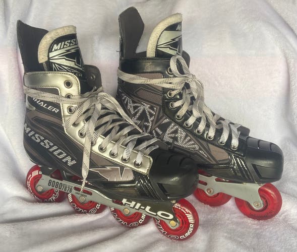 Mission Inhaler NLS6 Inline Skates Wide Width Size 10 (Used)