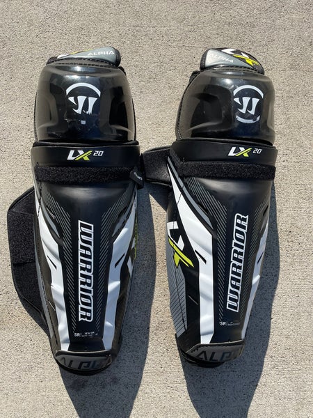 Like New Senior Warrior Alpha LX 20 16" Shin Pads (Used)
