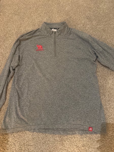 UH baseball quarter zip Gray XL Men's Marucci Shirt (Used)