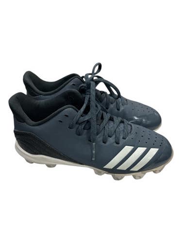 Adidas (Used) Size M 3.5 (W 4.5) White Kid's Molded Cleats