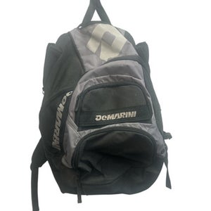 Used Demarini 2 BAT BAG BB/SB Player Backpack Black 11862-S000091347