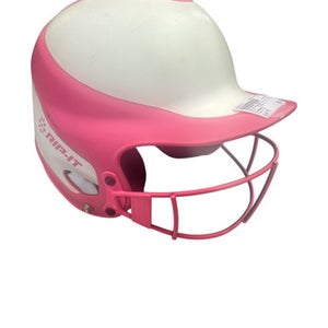 Used RIP-IT PINK/WHT M/L 6 1/2-7 3/8 Batting Helmet w/Mask Pink MD 11862-S000091511