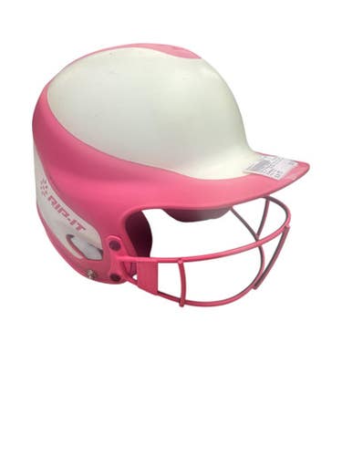 Used RIP-IT PINK/WHT M/L 6 1/2-7 3/8 Batting Helmet w/Mask Pink MD 11862-S000091511