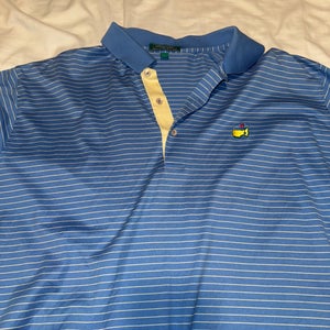 Peter Millar Masters Blue XL Men's cotton Shirt (Used)