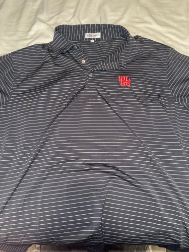 UH Peter Millar Gray Large Men's Shirt (Used)