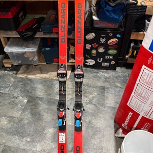 Used 2020 Blizzard Racing GS FIS Skis With Bindings Max Din 16