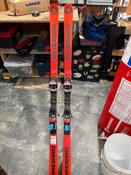 Used 2020 Blizzard Racing GS FIS Skis With Bindings Max Din 16
