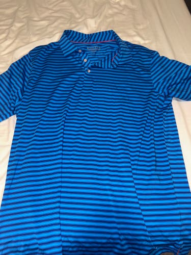 Maelreg dry-fit golf polo Blue XL Men's Shirt (Used)