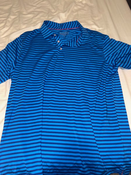 Maelreg dry-fit golf polo Blue XL Men's Shirt (Used)