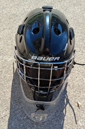 Senior Small Fit 1 Bauer NME 7 Goalie Mask (Used)