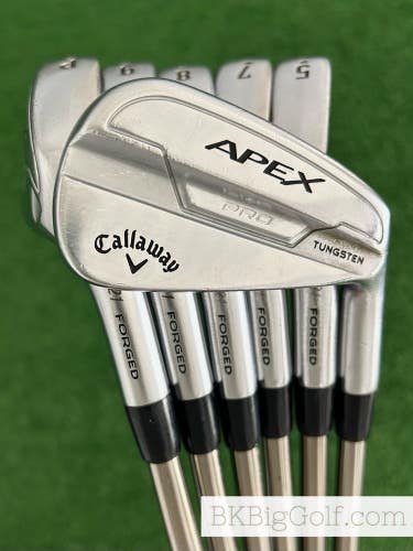Callaway Apex Pro 21 Forged Iron Set 5-P / Recoil F4 Stiff Graphite