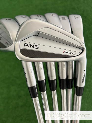 Ping i240 Iron Set 4-W / KBS Tour-V Stiff