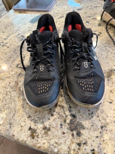 Black Men's Size M 8.5 (W 9.5) Under Armour Yard Low Top Molded Cleats (Used)