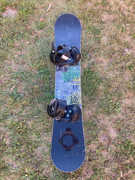 Men's Burton Clash Snowboard All Mountain With Bindings 160 cm (Used)