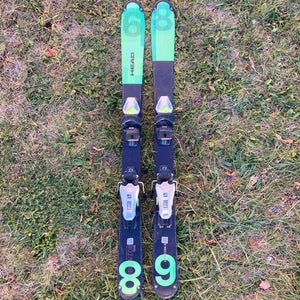 Kid's HEAD Oblivion 94 107 cm All Mountain Skis With Bindings (Used)